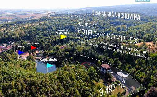 Prodej ubytovacího objektu 1 054 m², Luleč, okres Vyškov