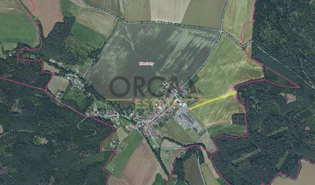 Prodej pole 2 887 m², Myslejovice – náhled fotky 2