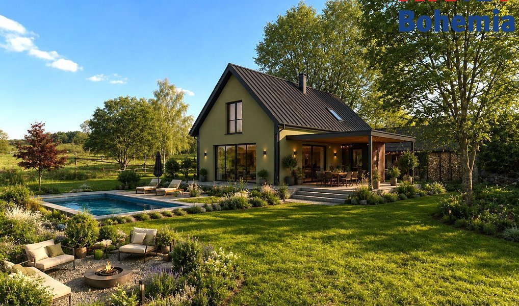 Prodej stavebního pozemku 608 m², Nový Knín – náhled fotky 2