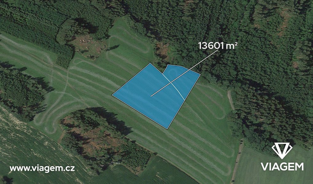 Prodej pole 1 133 m², Radčice – náhled fotky 2