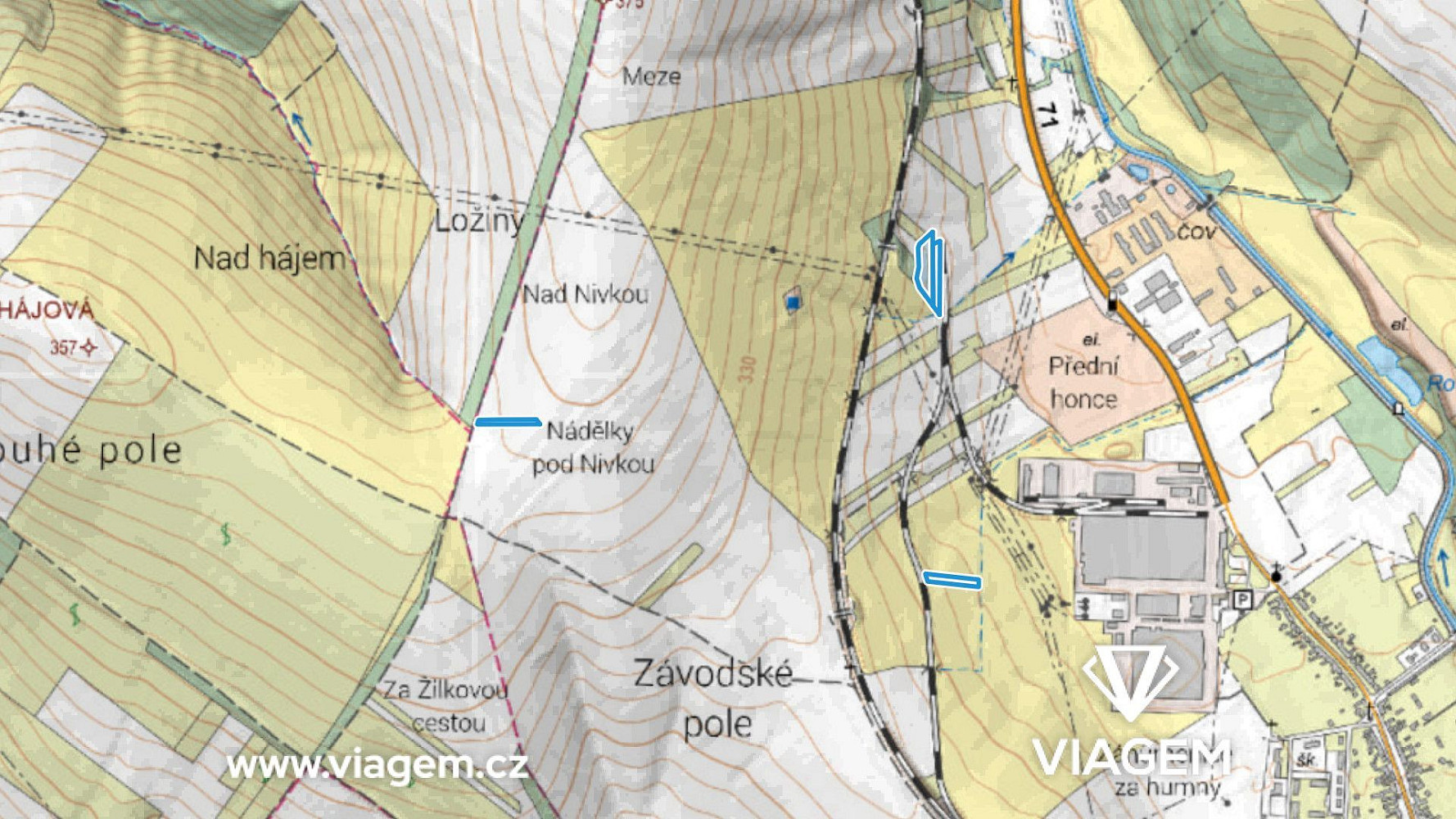 Prodej pole 1 948 m² – fotografie 3