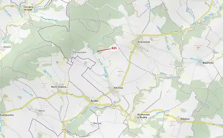 Dražba lesa 1 364 m², Knínice