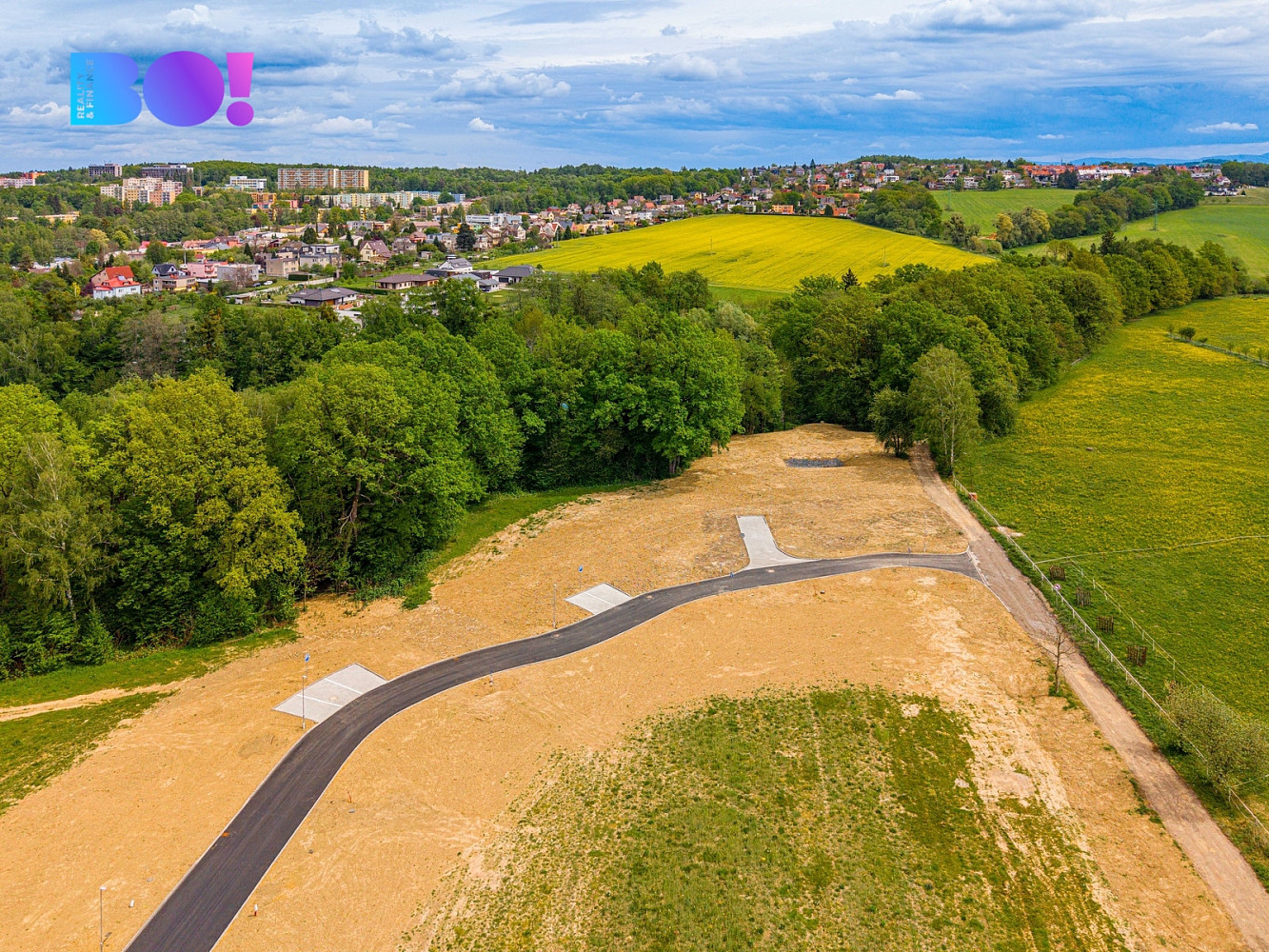 Prodej stavebního pozemku 1 002 m² – pohled 6
