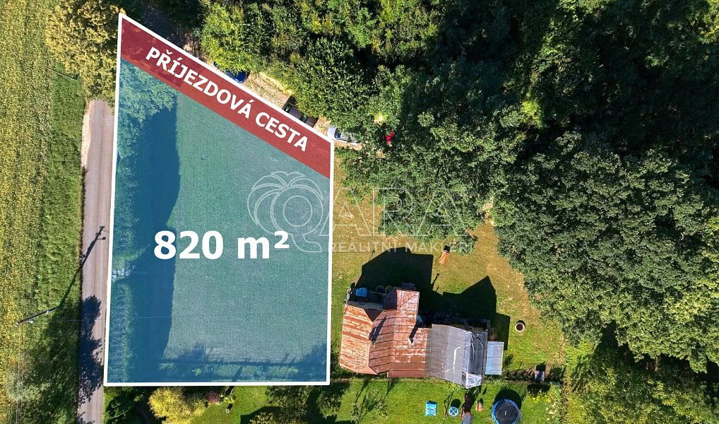 Prodej stavebního pozemku 820 m², Řepiště – náhled fotky 2