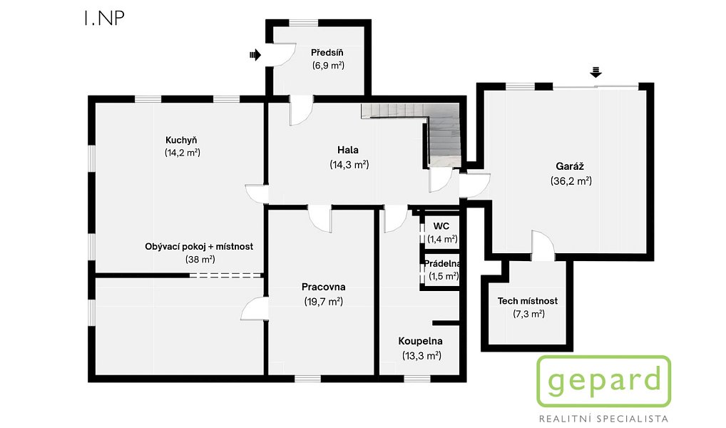 Prodej domu 341 m² s pozemkem 2 007 m², Třebeň – náhled fotky 48