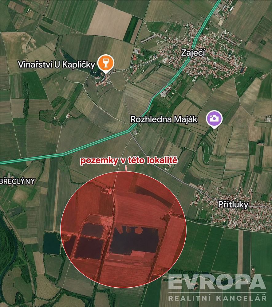 Prodej pole 91 781 m²