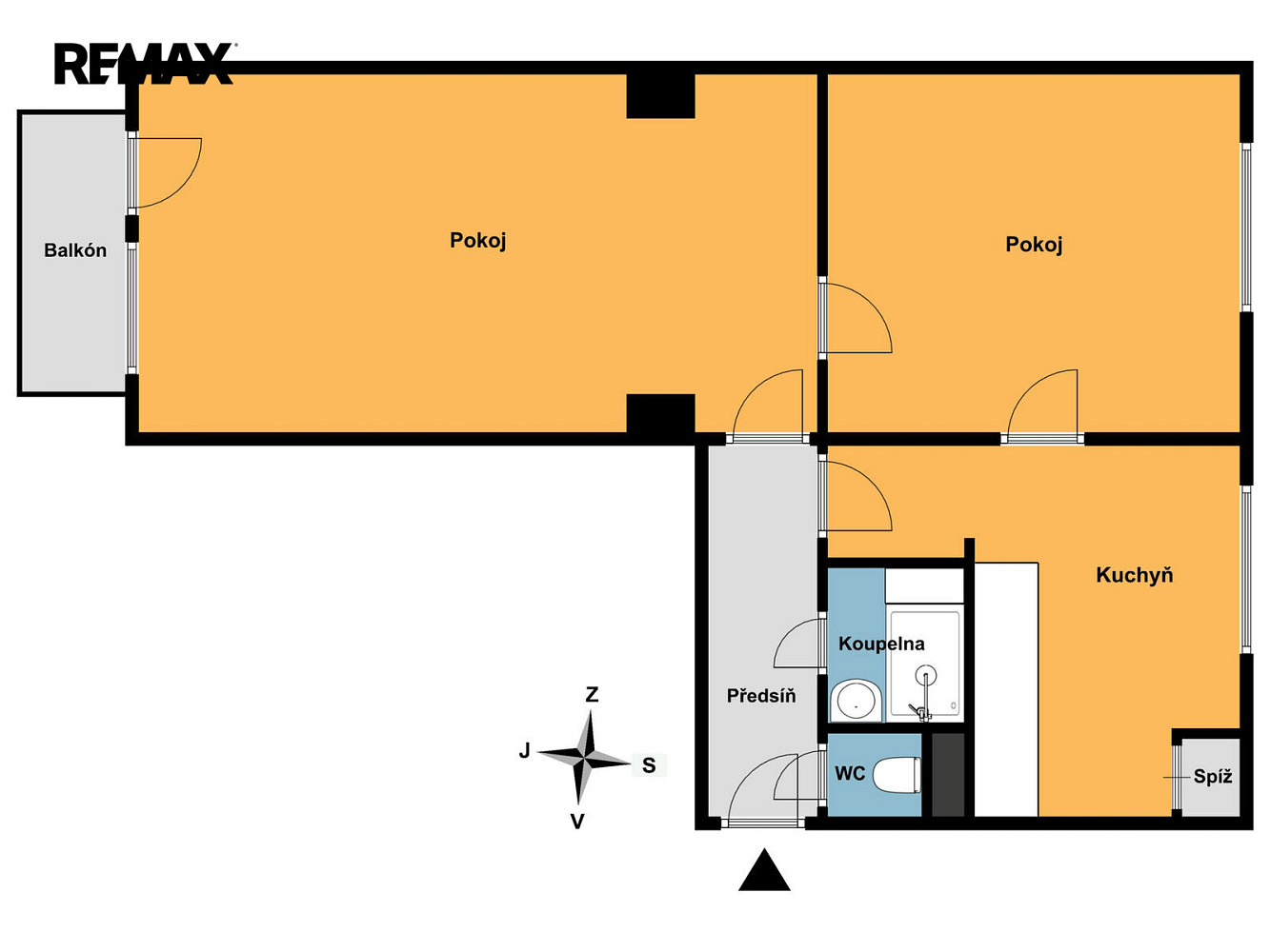 Prodej bytu 2+1 50 m² – fotografie 2