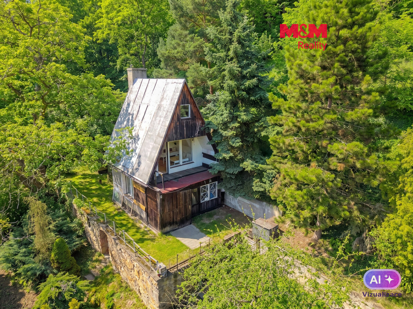 Prodej chaty/chalupy 48 m² s pozemkem 1 286 m²