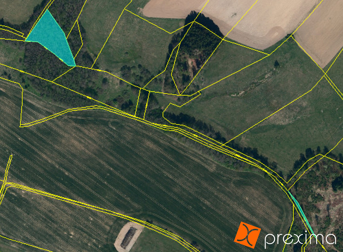 Prodej lesa 836 m², Polesí