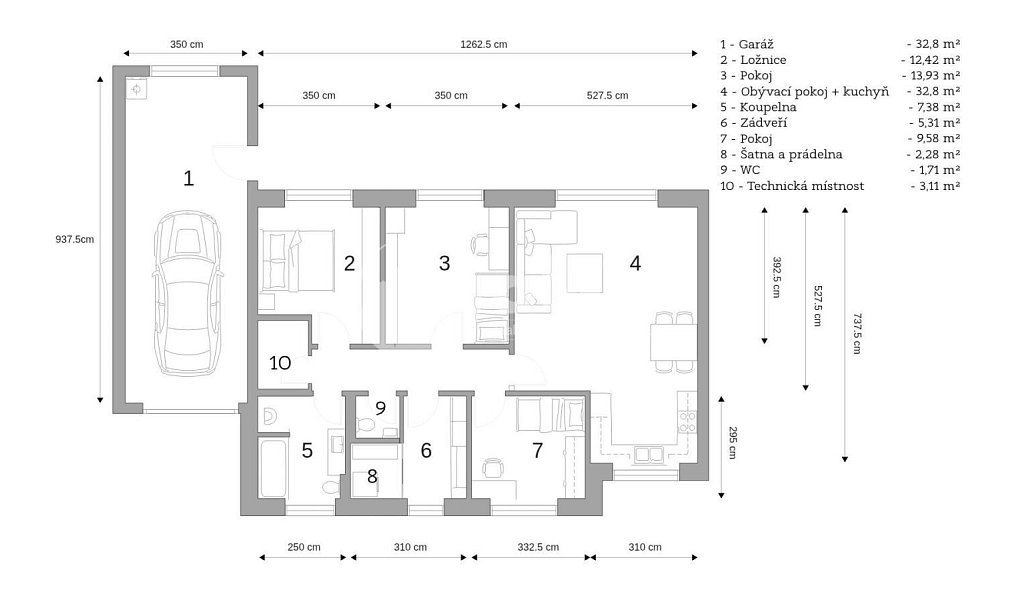 Prodej domu 145 m² s pozemkem 418 m², Vyškov – náhled fotky 32