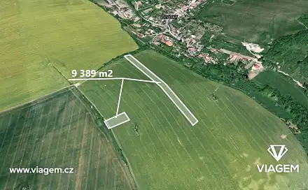 Prodej pole 938 m², Zdounky, okres Kroměříž