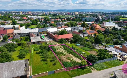 Prodej stavebního pozemku 750 m², Olomouc - Slavonín