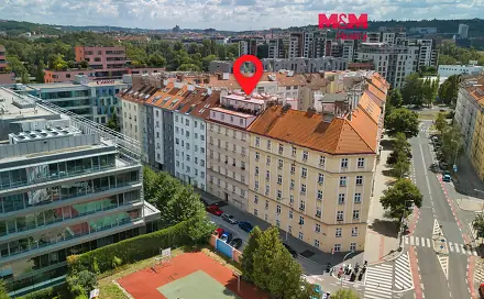 Prodej bytu 1+kk 30 m², U parního mlýna, Praha 7 - Holešovice