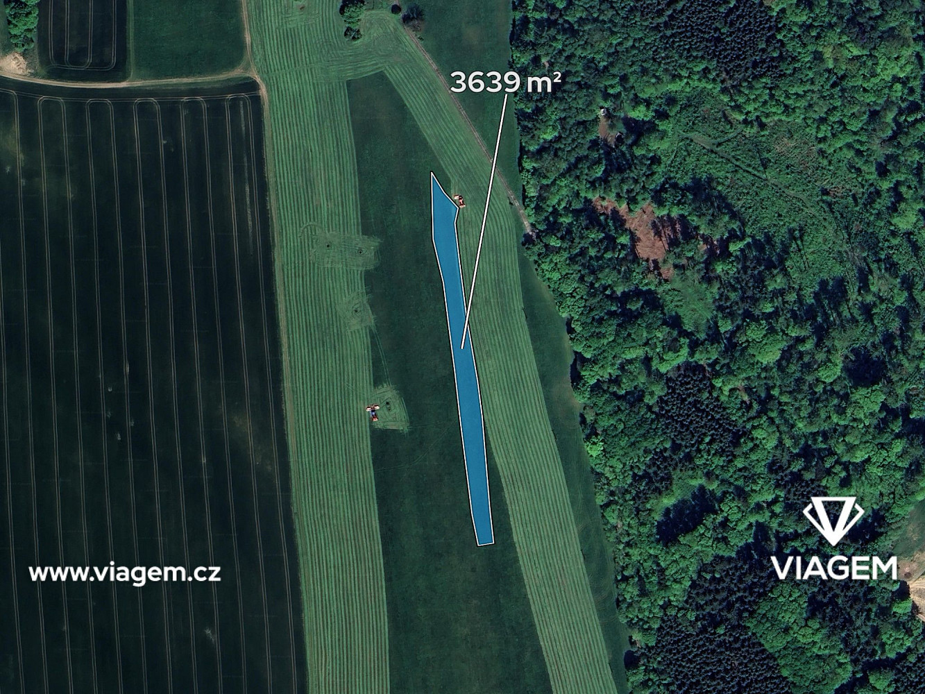 Prodej pole 3 639 m² – fotografie 2
