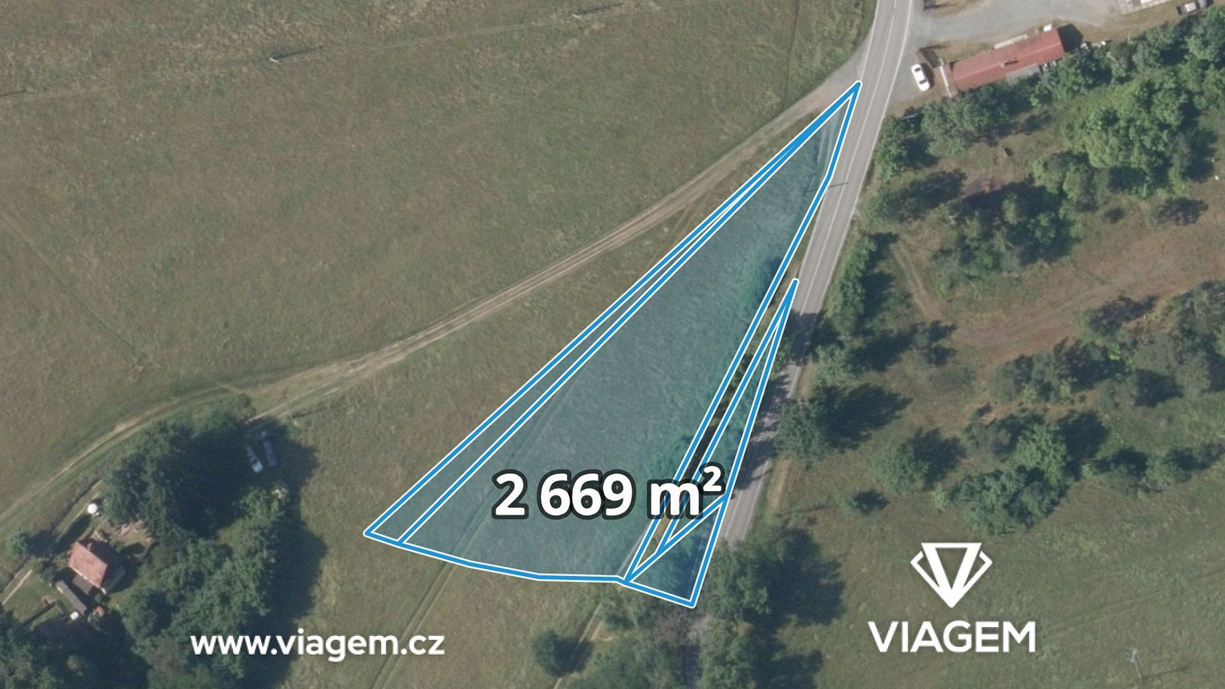 Prodej zahrady 667 m²