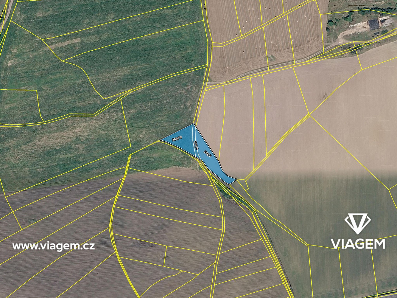 Prodej pole 560 m² - Widok 4