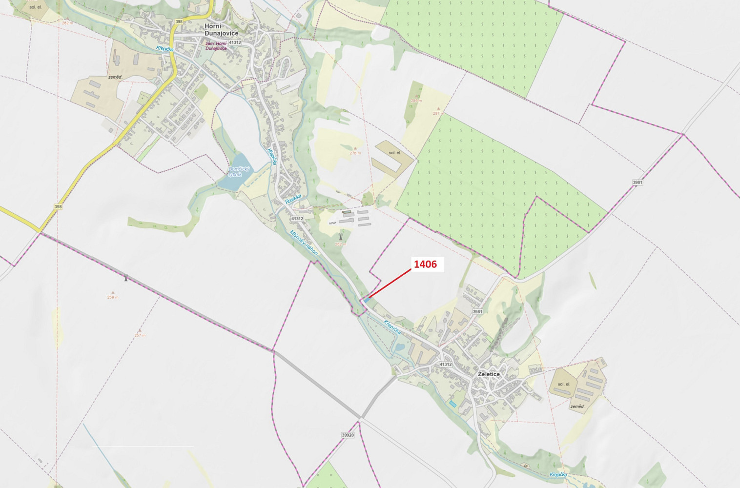 Dražba lesa 507 m²