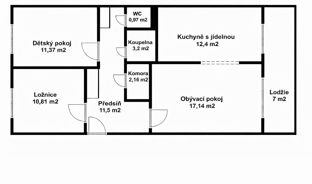 Prodej bytu 3+1 78 m², Praha – náhled fotky 5