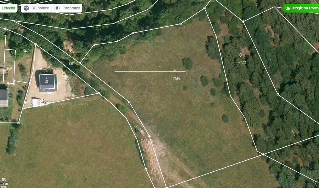 Prodej stavebního pozemku 1 218 m², Planá – náhled fotky 4