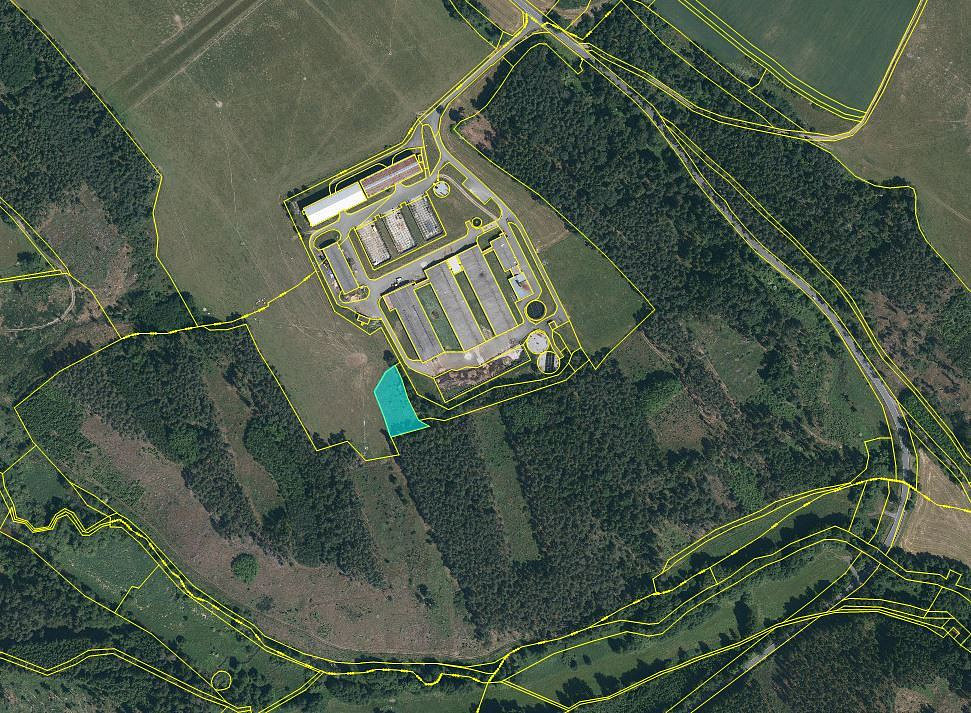 Dražba pozemku 3 741 m²