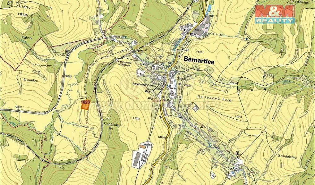 Prodej pole 4 370 m², Bernartice – náhled fotky 3
