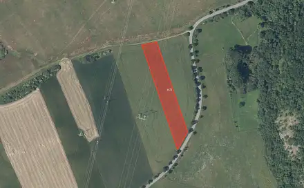 Prodej pole 5 136 m², Tetín - Koda, okres Beroun
