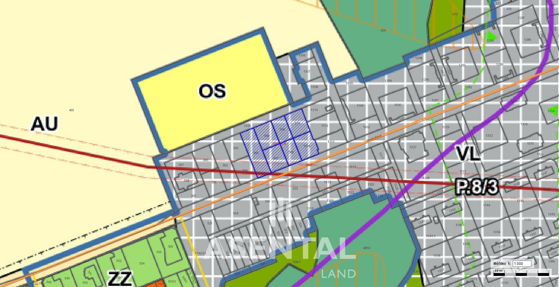 Prodej komerčního pozemku 2 655 m² – fotografie 4
