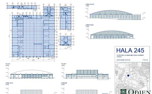 Pronájem skladovacích prostor 6 788 m², Beranových, Praha 9 - Letňany