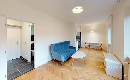 Pronájem bytu 2+kk 49 m², Dvorecká, Praha 4 - Podolí, okres Praha