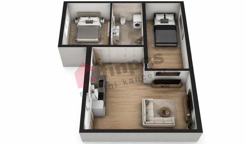 Prodej bytu 3+kk 41 m², Netvořice – náhled fotky 4