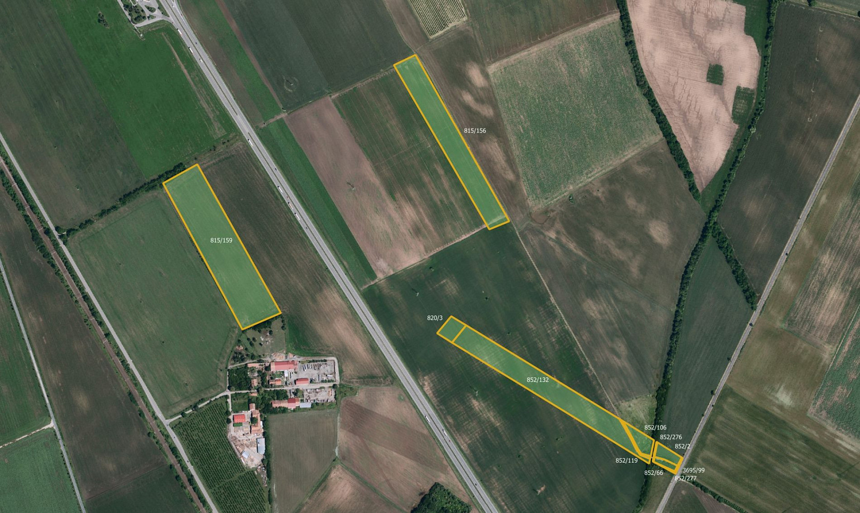 Prodej pole 62 435 m²