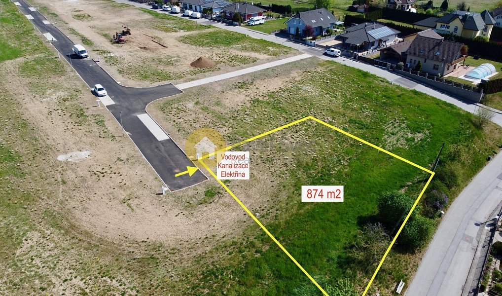 Prodej stavebního pozemku 874 m², Strakonice – náhled fotky 2