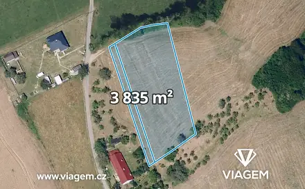 Prodej pole 1 438 m², Třemošnice, okres Chrudim