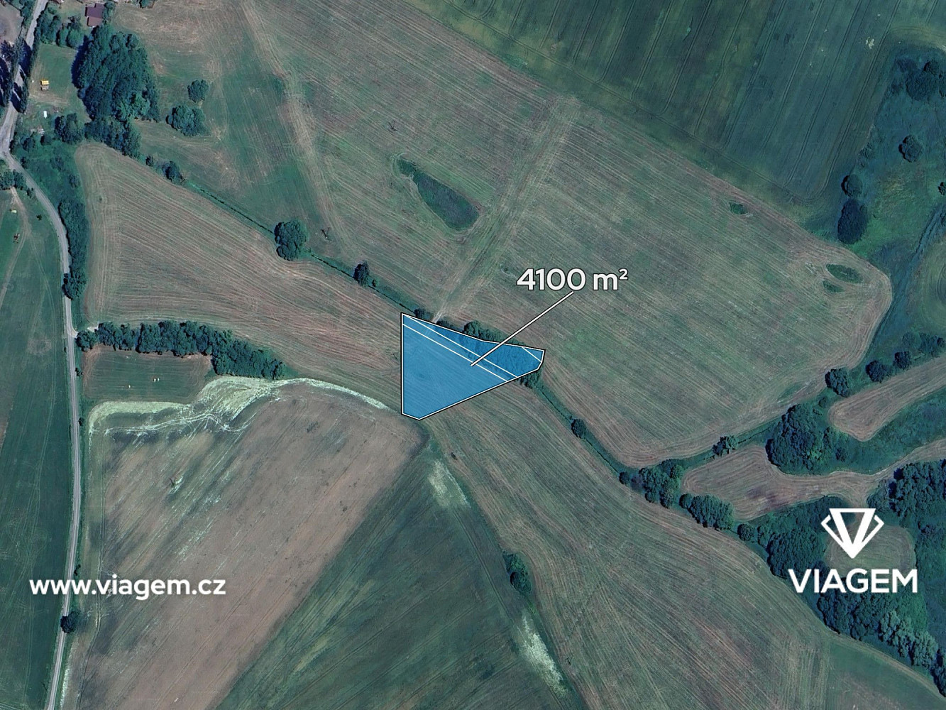 Prodej pole 4 100 m² – fotografie 2