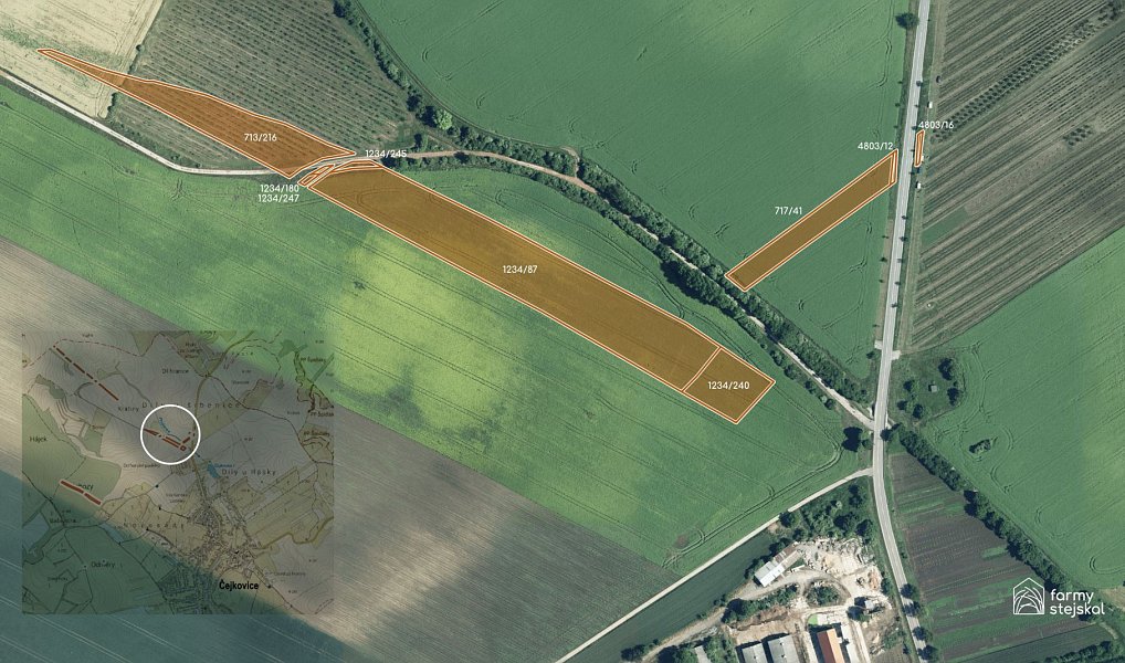 Prodej pole 194 311 m², Čejkovice – náhled fotky 13