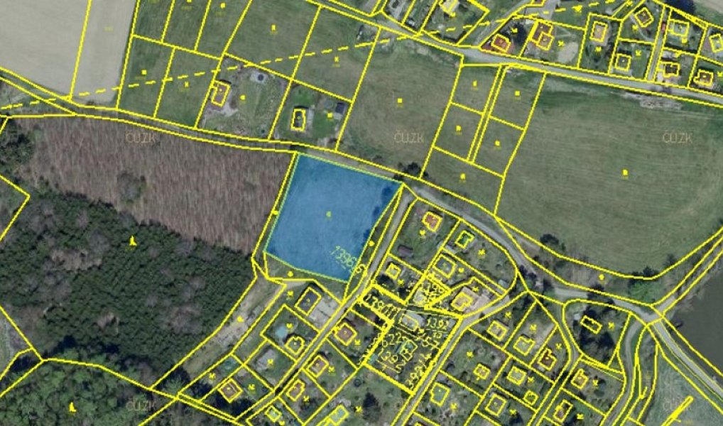 Prodej stavebního pozemku 3 689 m², Zbraslavice – náhled fotky 13