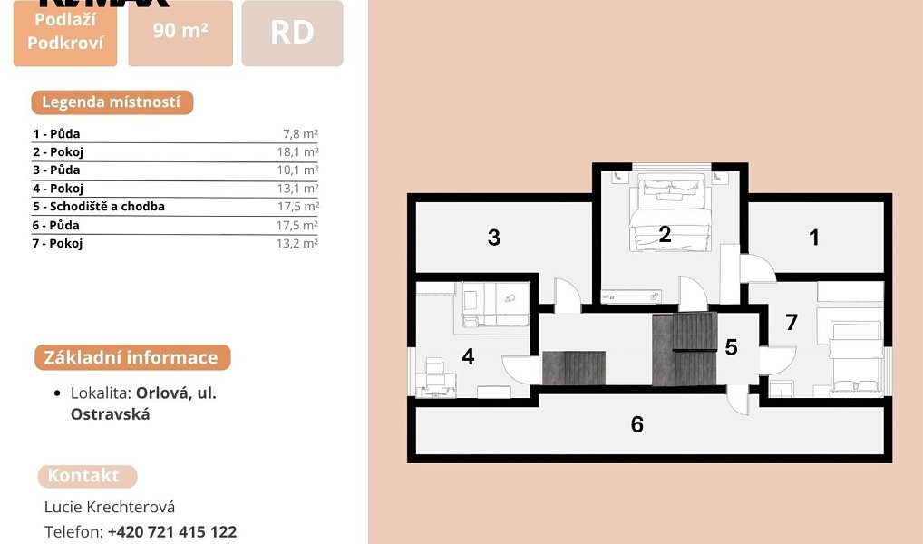 Prodej domu 288 m² s pozemkem 1 399 m², Orlová – náhled fotky 20