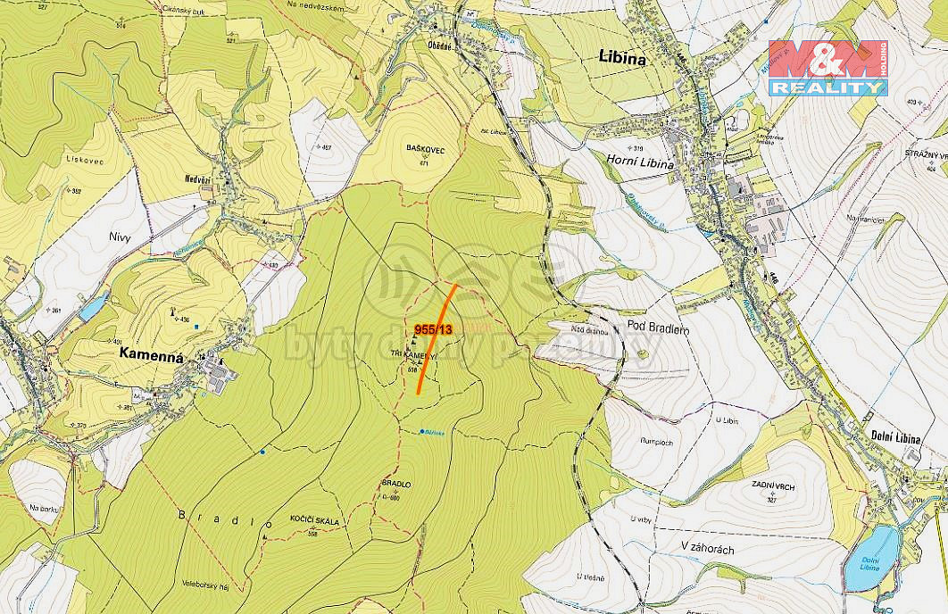 Prodej lesa 5 695 m² – pohled 3