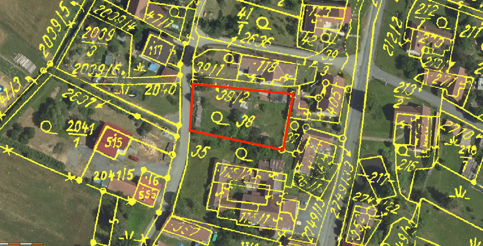 Prodej stavebního pozemku 600 m² – fotografie 2