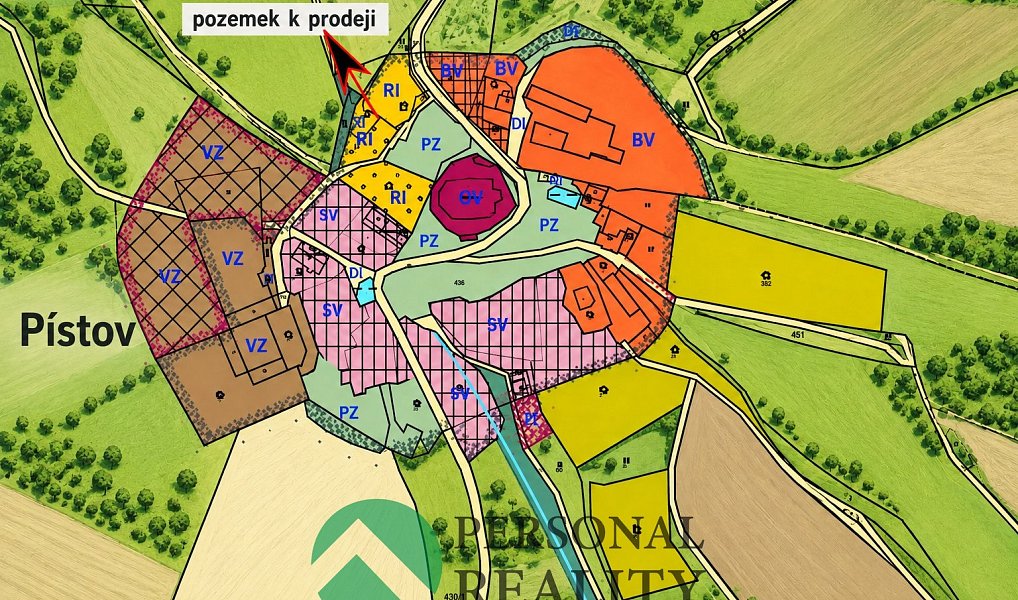 Prodej stavebního pozemku 1 500 m², Chodová Planá – náhled fotky 2