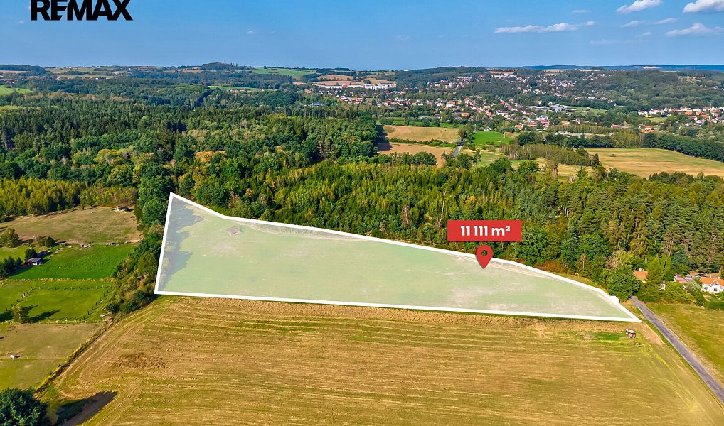 Prodej pole 13 211 m², Velké Popovice – náhled fotky 5