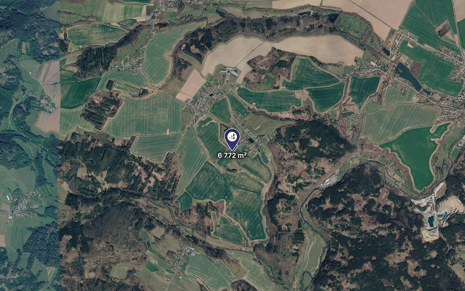 Prodej pole 3 386 m² – fotografie 2