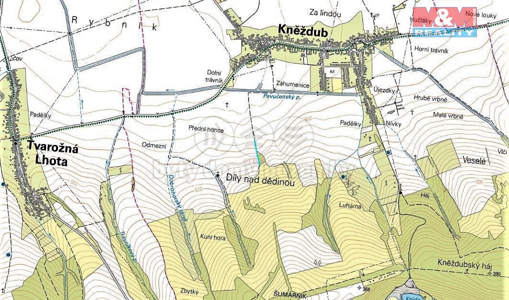 Prodej pole 1 981 m², Kněždub – náhled fotky 2