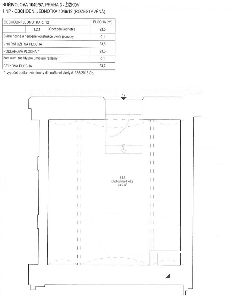 Pronájem obchodních prostor 24 m² – fotografie 4