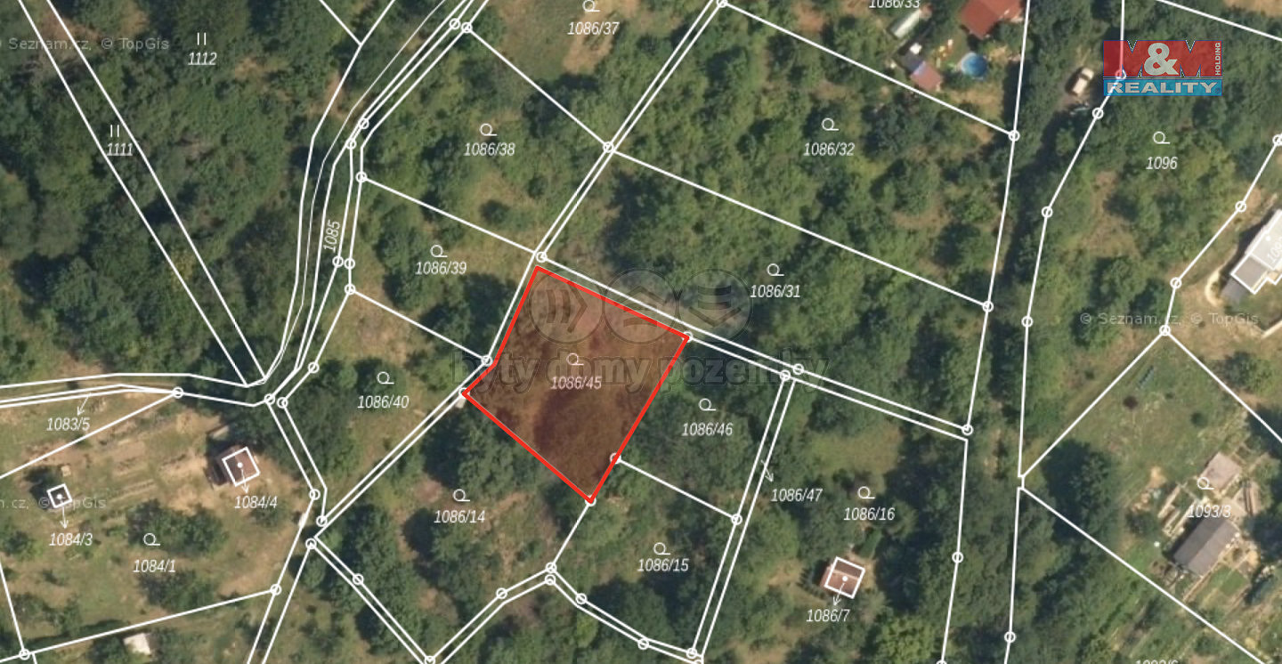 Prodej zahrady 541 m²