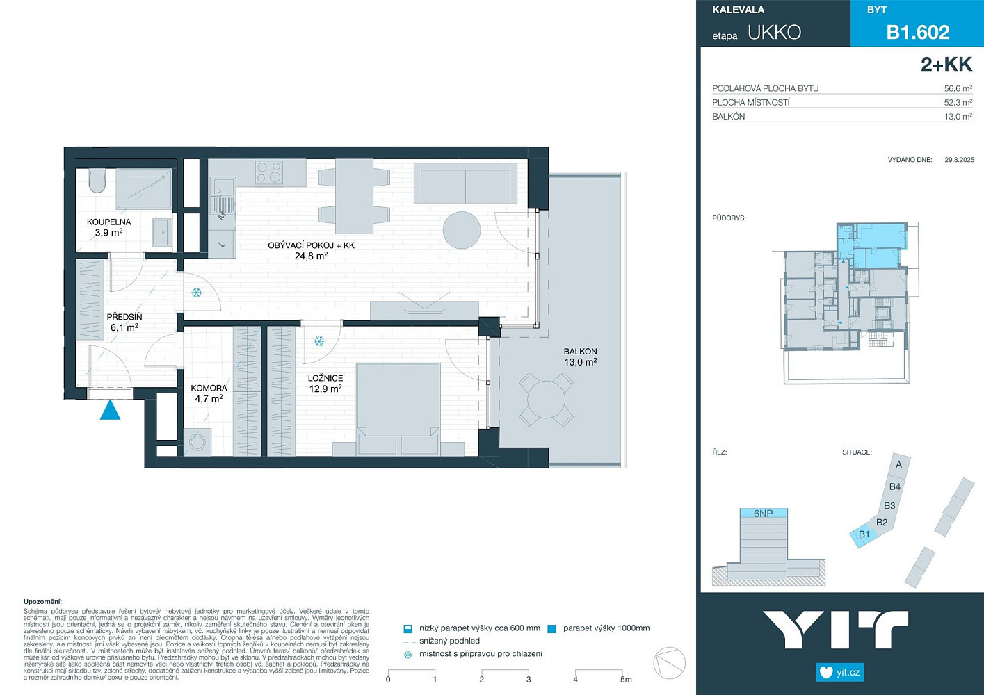 Prodej bytu 2+kk 52 m² – fotografie 2