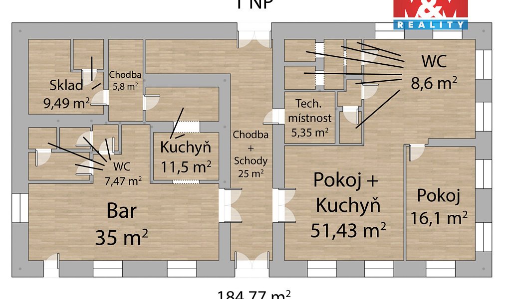 Prodej ubytovacího objektu 371 m², Pšov – náhled fotky 6