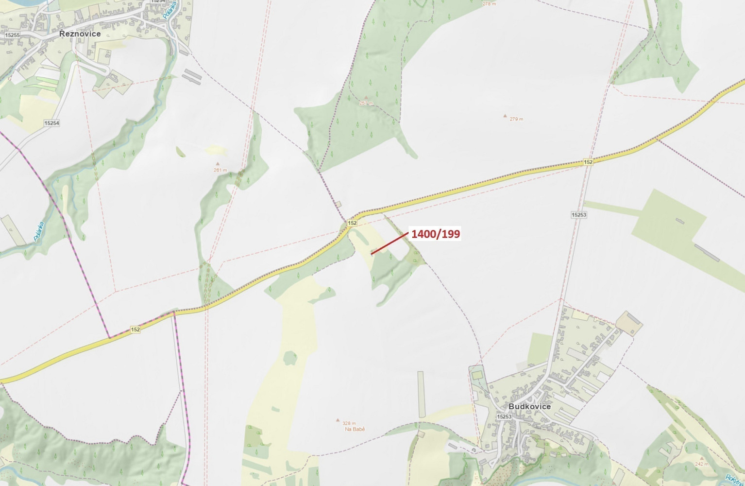 Dražba lesa 16 m²