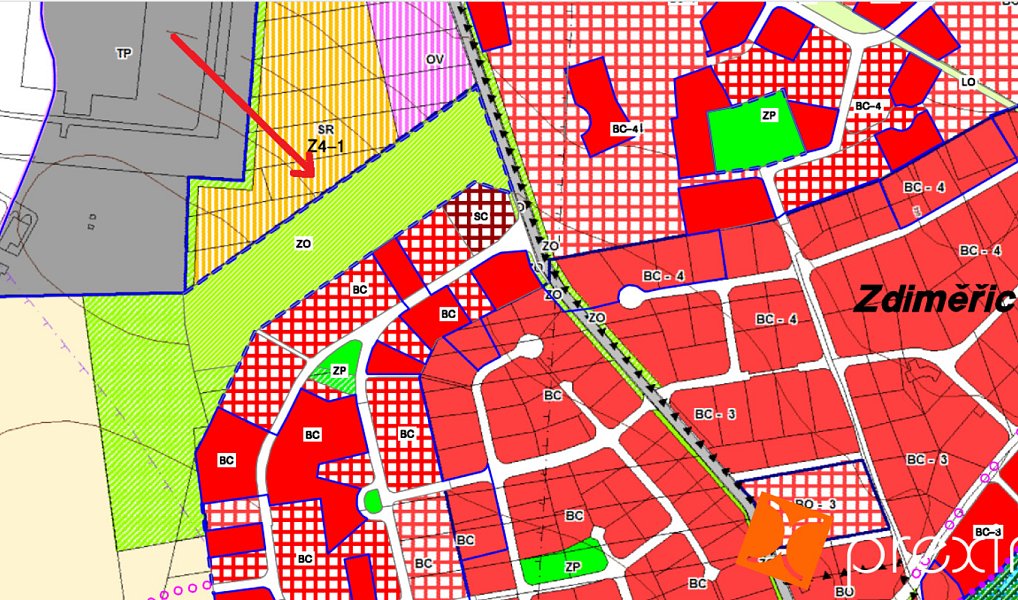 Prodej komerčního pozemku 193 m², Jesenice – náhled fotky 2
