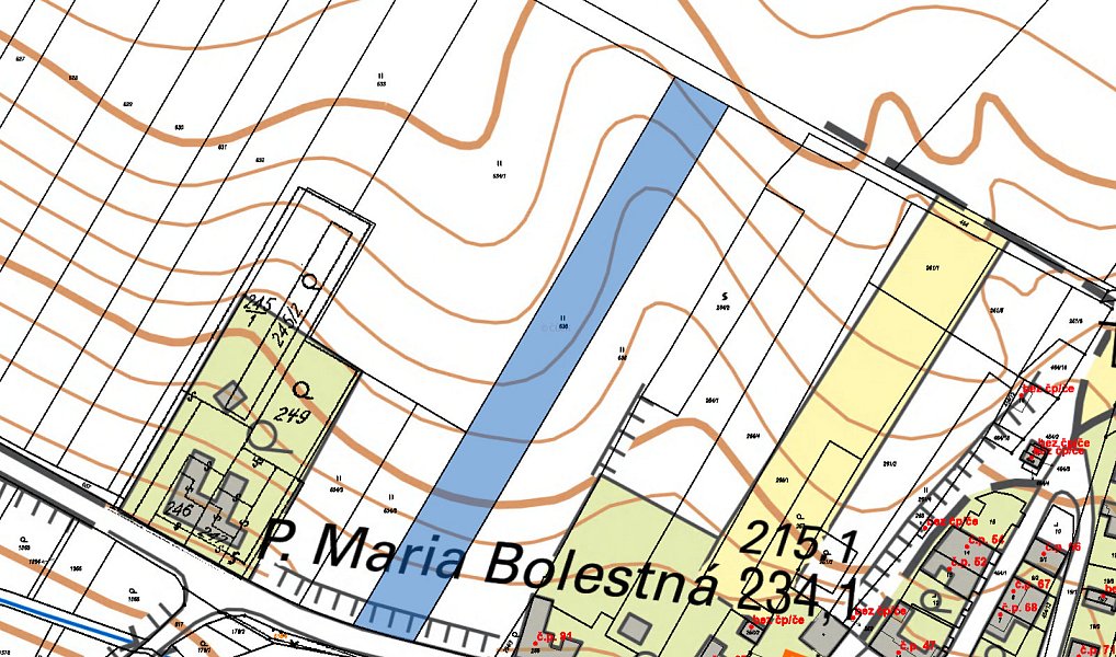 Prodej stavebního pozemku 1 292 m², Kubšice – náhled fotky 4